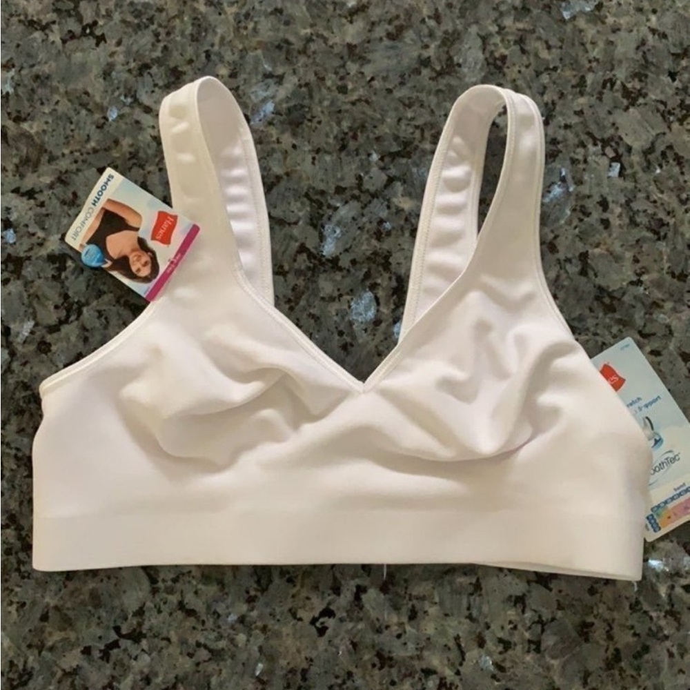 NWT Hanes Comfort Flex SmoothTec 360 Wireless Bra 34A 34B 36A